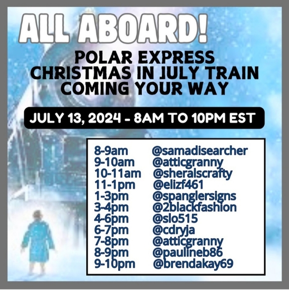 Accessories - Polar Express Train show! All Day Xmas Train Show! Share 2!!!